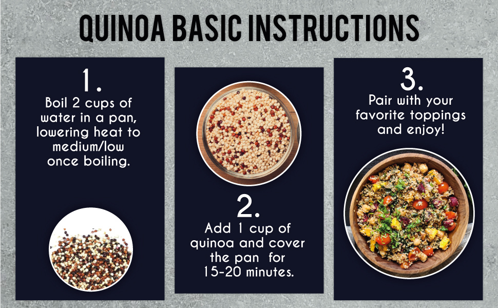 OA QUINOA Now Greenfit Royal Organic Tri Color Quinoa (10 Lb) Grocery & Gourmet