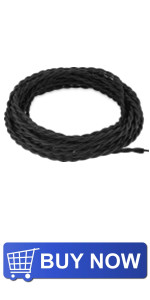 Electrical Cord 28Ft Twisted Cloth Cord