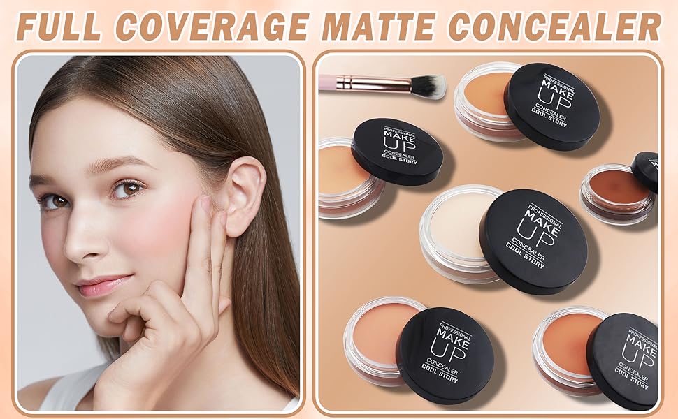 Under Eye Concealer for Dark Circles Color Corrector Pro Concealer Full