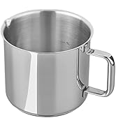 Tala Performance Stainless Steel Milk Pot Measuring jug with Convenient Internal Litre Markings M...