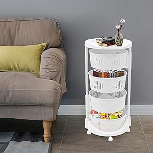 kitchen storage rack with wheels
