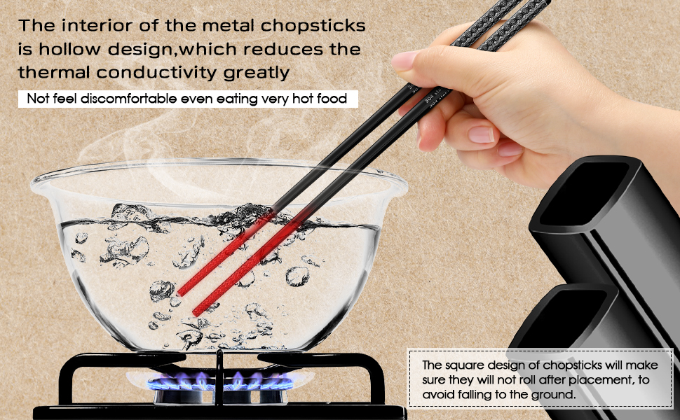 square design chopsticks