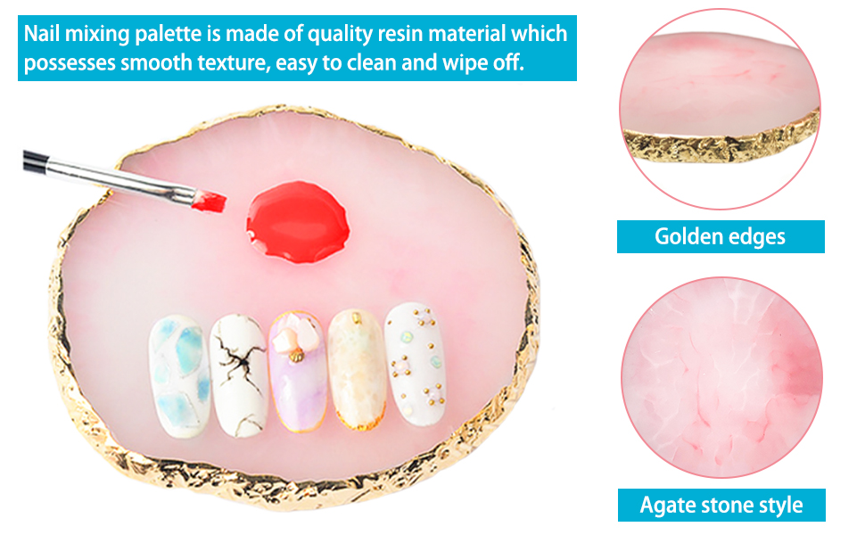 Nail Art Zubehör Palette Harz Mischen