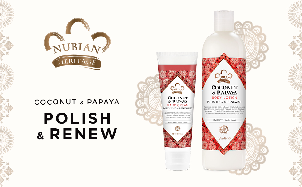Nubian Heritage Coconut and Papaya Duo
