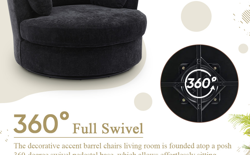 oversized barrel chair