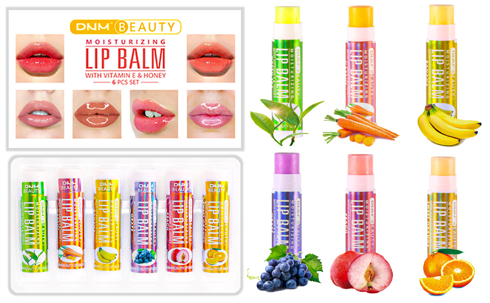 Azonee Fruit Flavored Lip Balm Set