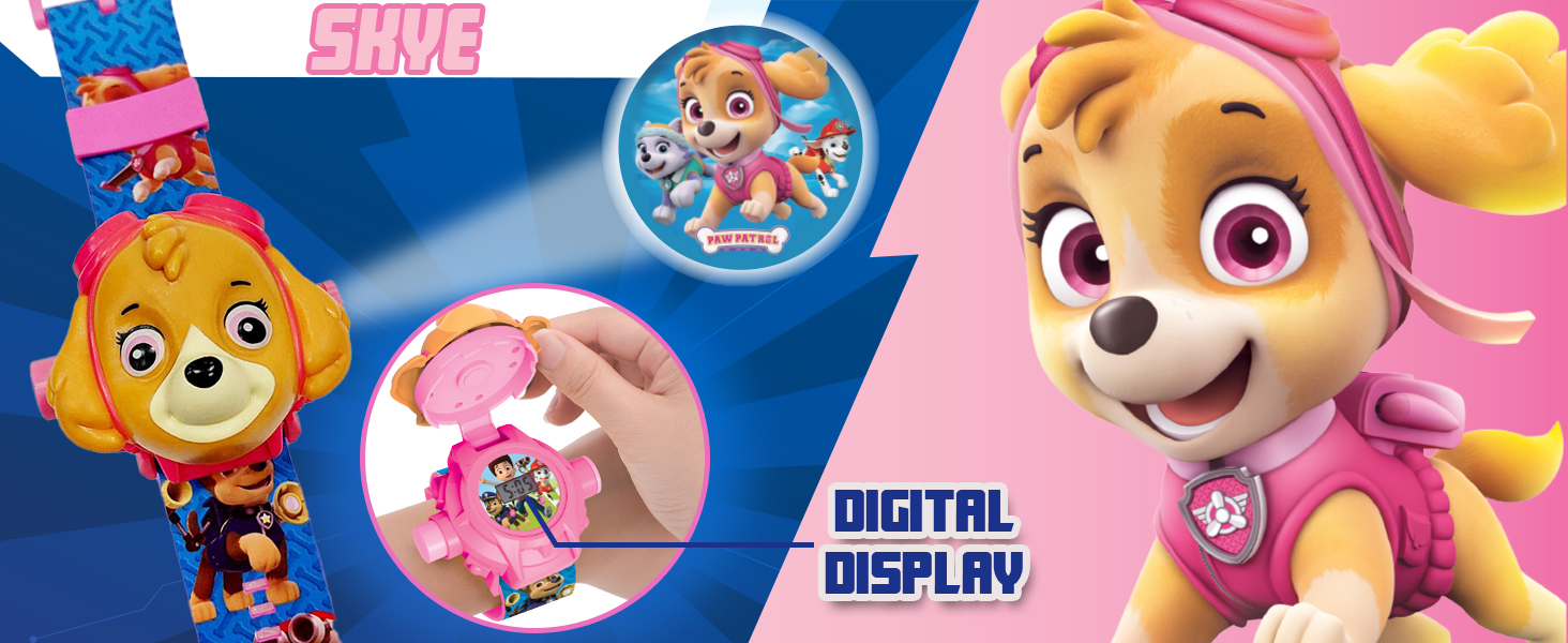 Wembley Paw Patrol Digital Projector Watch