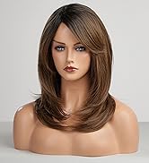 Short Honey Brown Wigs for Women