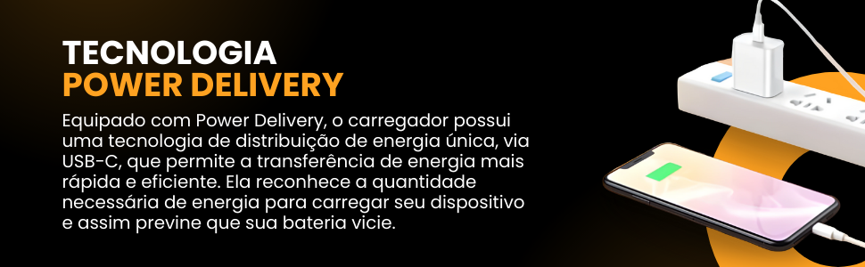 Cabo Usb-C-Lightning + Fonte Carregador Turbo 40W