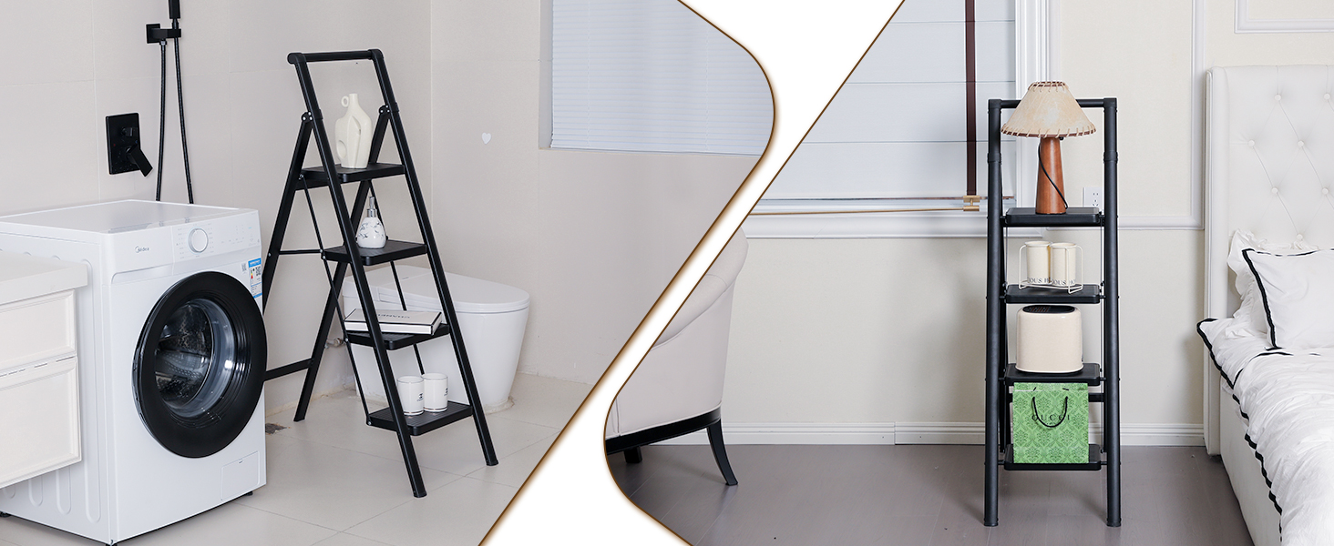 Double Elite 脚立 4段 持ち手付き