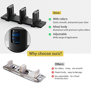sliding closet door floor guide