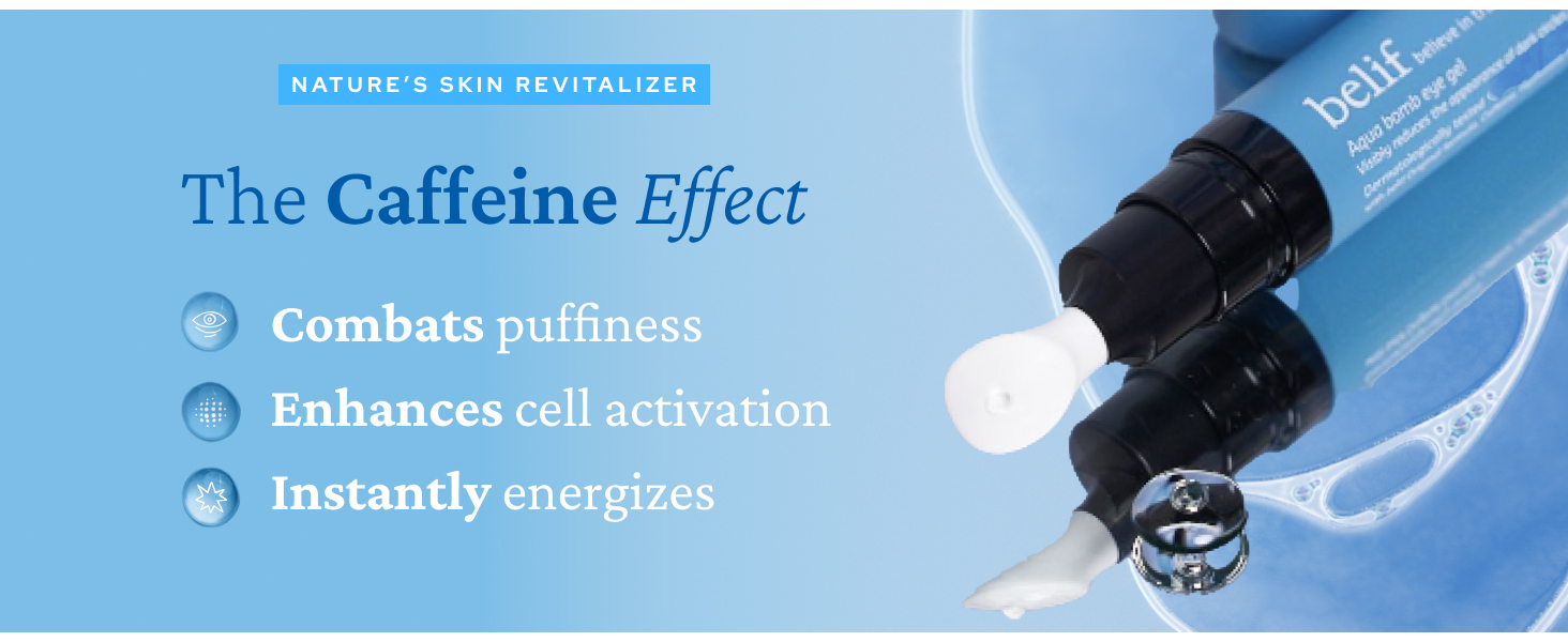 the caffeine effect combats puffiness enhances cell activation