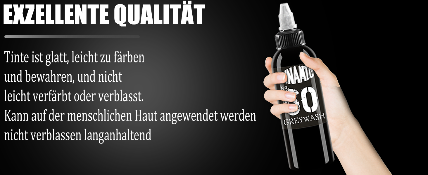 TATTOOI Tattoo Ink, Blackout Black Tattoo Ink Professional Tattoo Ink