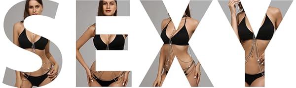 Gorgeous and charming fashion body chain for women and girls