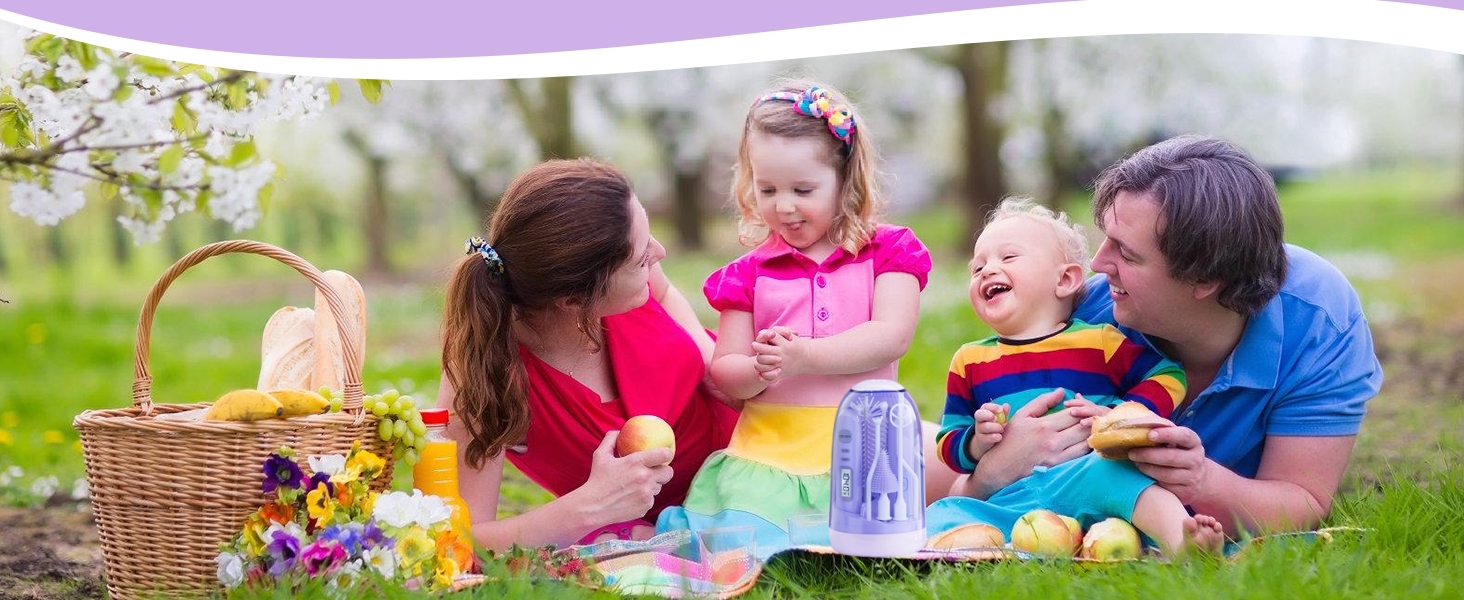 electric baby bottle brush cleaner set