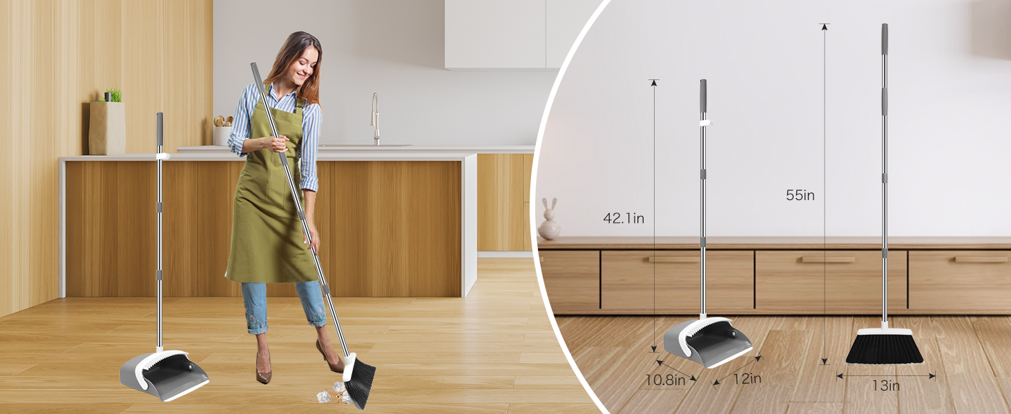 Broom and Dustpan Set