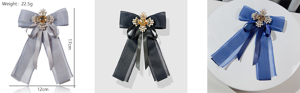 ☆TATIANA☆ Denim Ribbon Tie Hair Pin HB2236 02326671123-e5.jpg?ts=