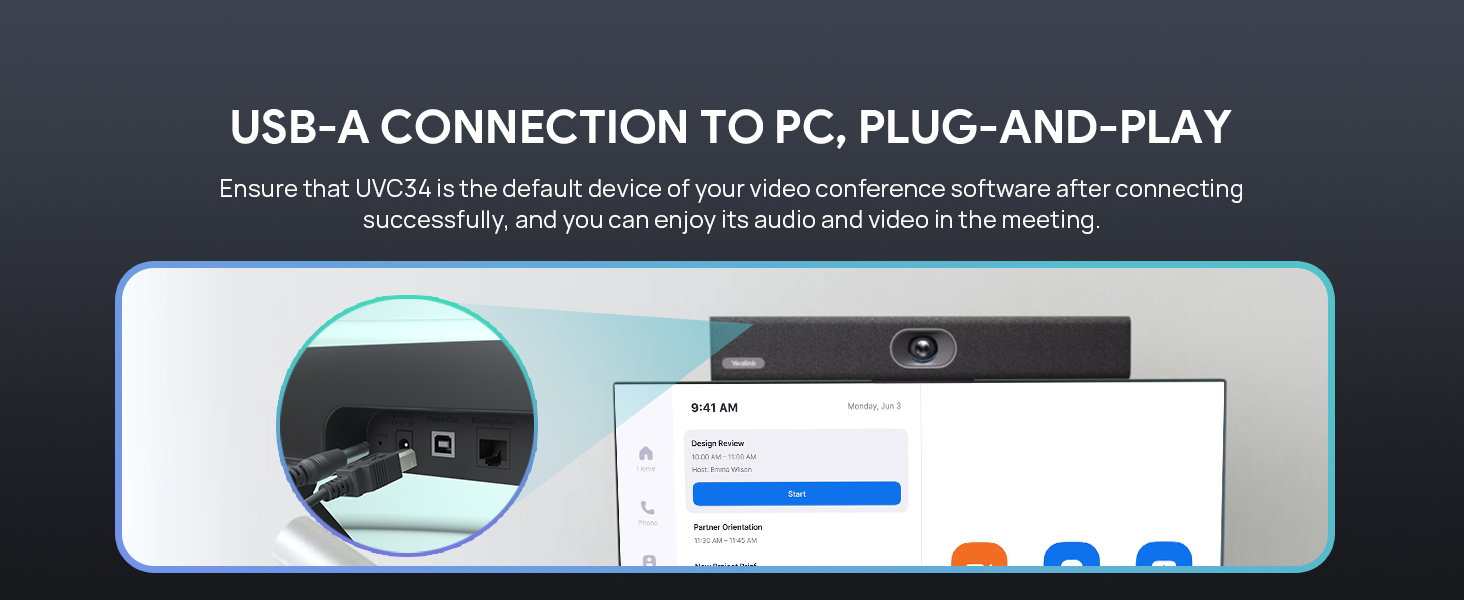 usb video camera uvc34 yealink