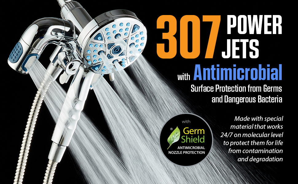 307 Power Jets with Antimicrobial Surface Protection from Germs and Dangerous Bacteria
