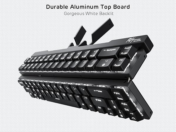 mkr様 KOORUI 60% Mechanical Gaming Keyboard, Mixed Colors LED