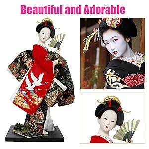 Amazon.co.jp: NOELAMOUR 舞踊 舞妓 日本人形 芸者人形 お土産