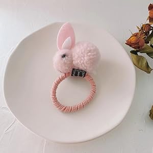 ふわふわうさぎ♡ベビーヘアクリップ　ヘアゴム ヘアゴム 髪ゴム ヘアクリップ レディース 髪飾り ヘア