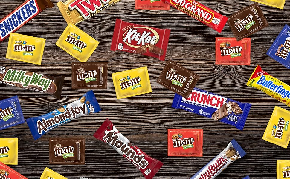 Chocolate Lovers Candy Bar Variety Pack (40 Count) by Stuff