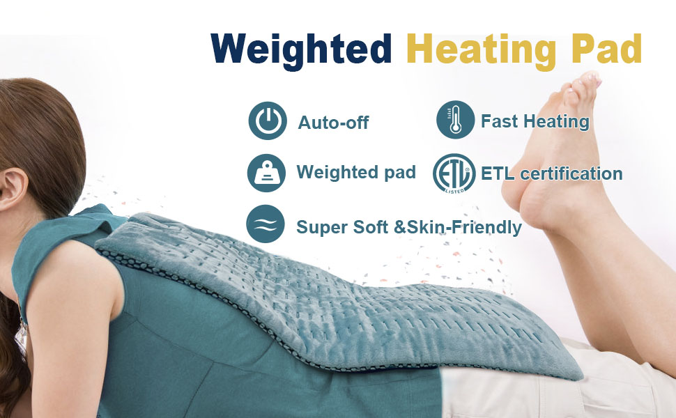 Jade Stone Heating Pad Weighted Heating Pad for Back Pain