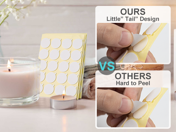 candle wick stickers for candle making