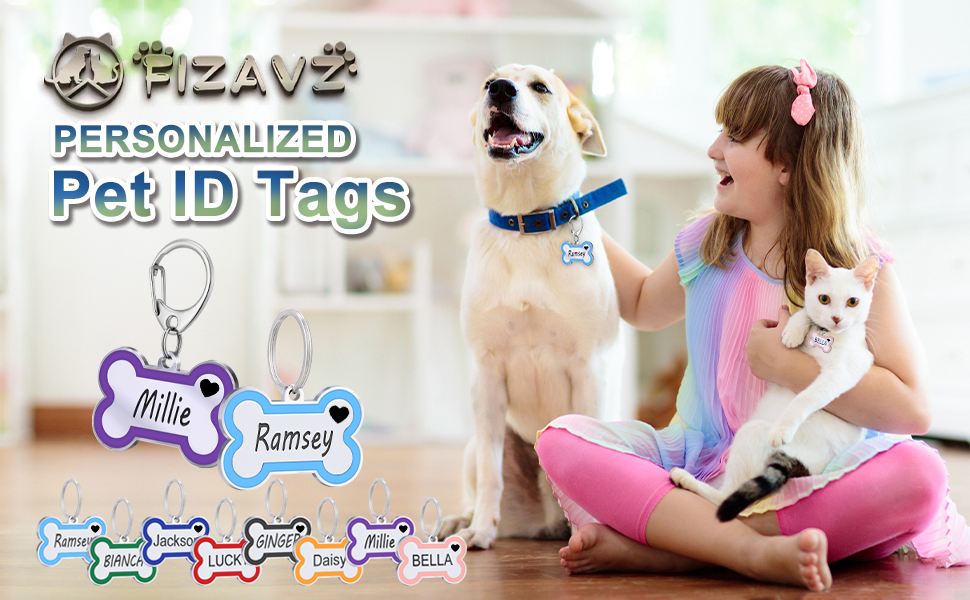 Personalized Deep Engraving Pet Id Tags Small Or Large Dog