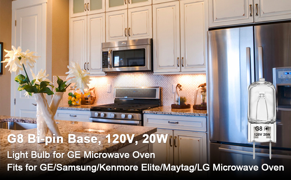 Microwave Light Bulb for GE Samsung Kenmore Maytag Elite