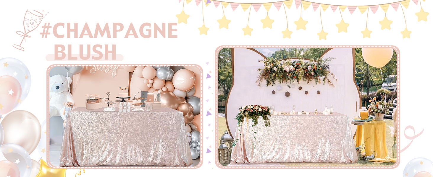 sequin tablecloths