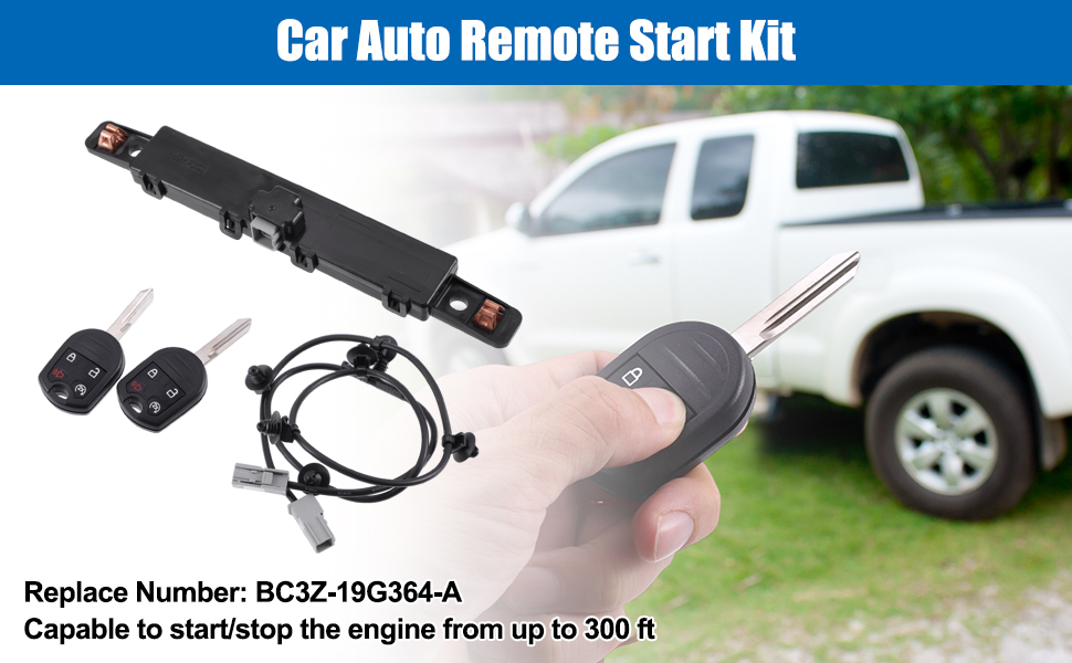 ACROPIX Car Auto Remote Start System Kit Fit for Ford F150