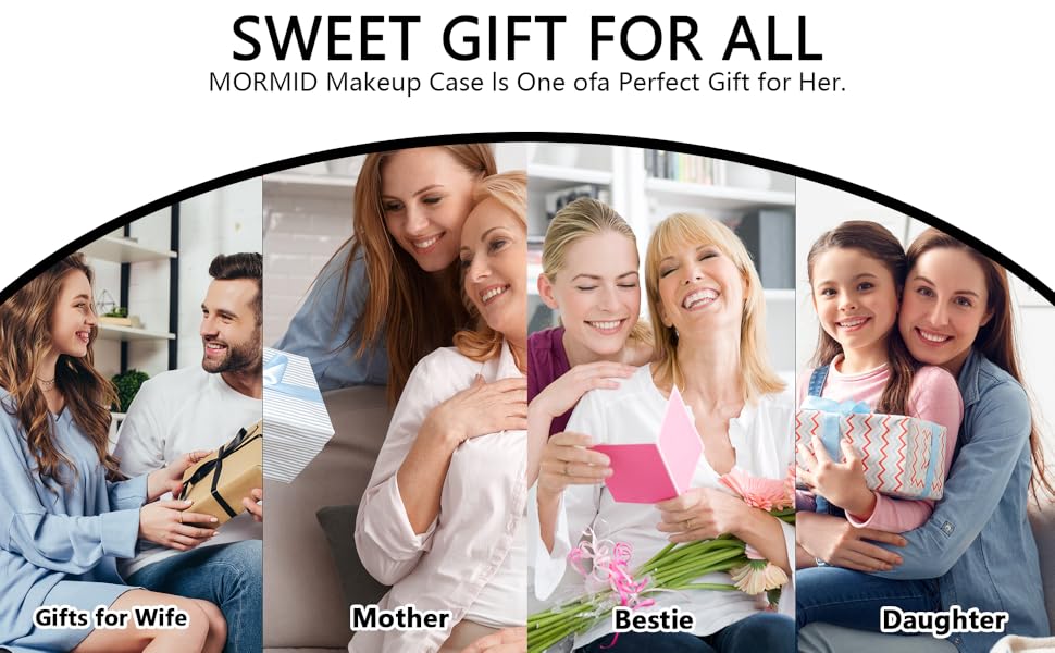 makeup case with lighted mirror