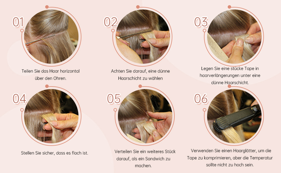 Tape Extensions Echthaar