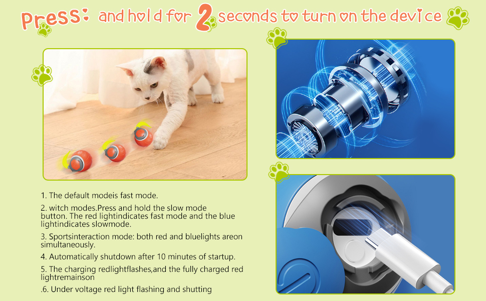 smart cat toy ball