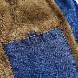 fleece cotton padded thicken warm jacket for men leisure cargo coat