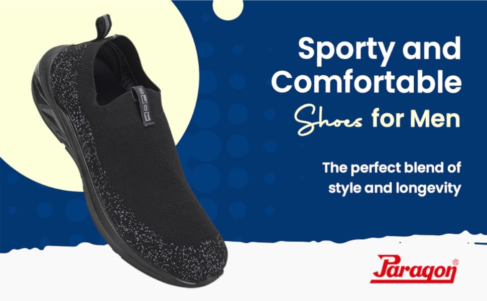 Mens Black Walking Shoes
