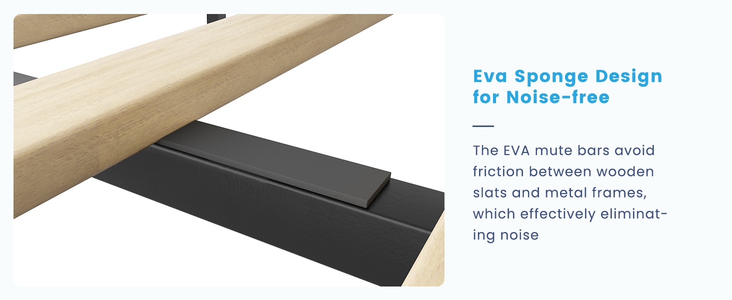 BRELTAM King Size Bed Frame with Storage Drawers and