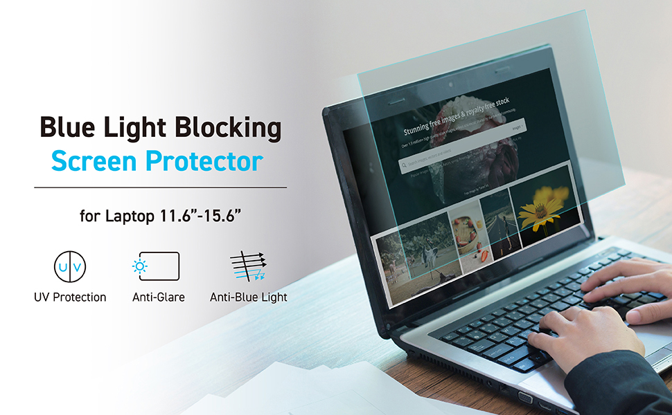 SenseAGE 2Pack 13.3 inch Anti Blue Light Laptop Screen