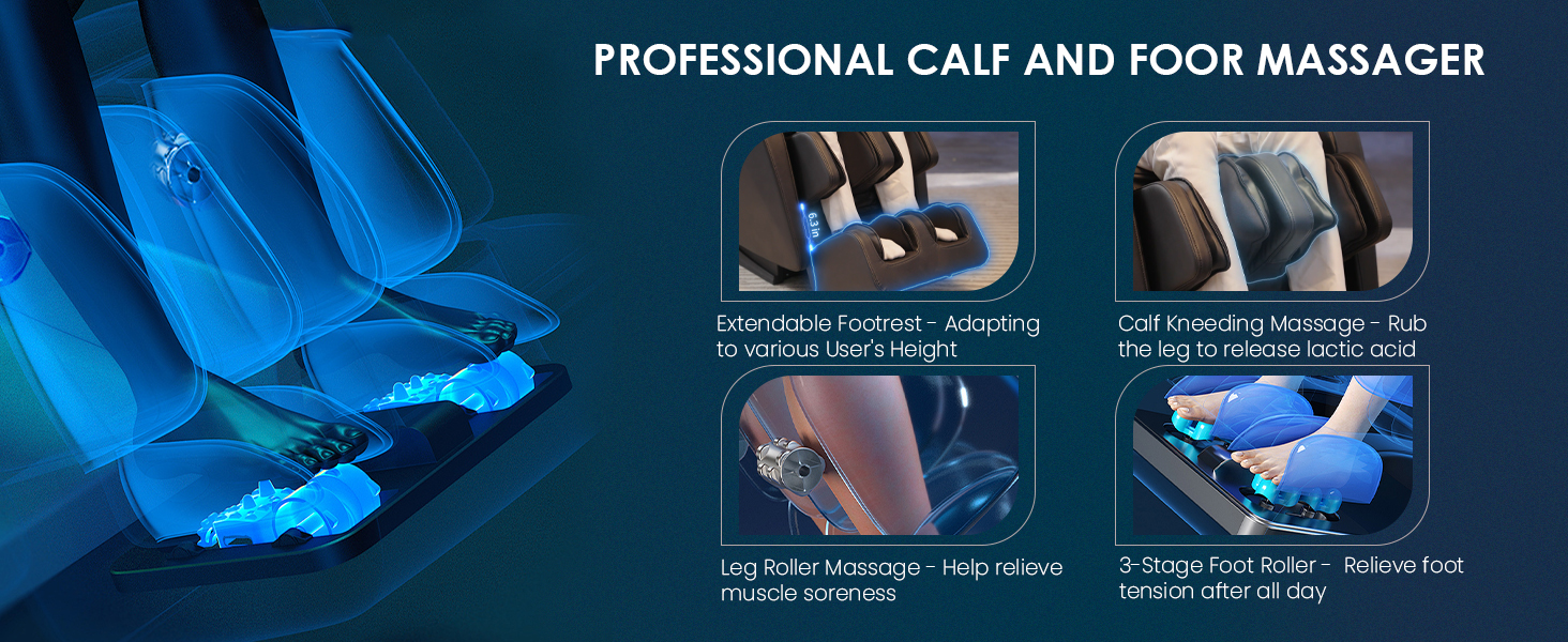 massage chair full body with body scan