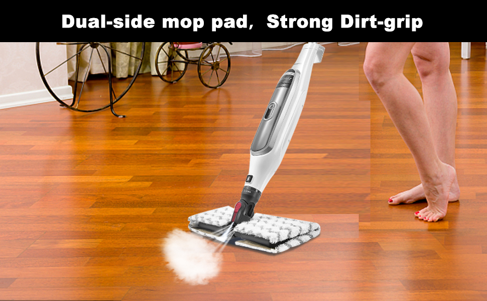 HDDICE Pack of 4 Steam Mop Replacement Pads for Shark Klik n'Flip S6001UK S6003UK and S6005UK