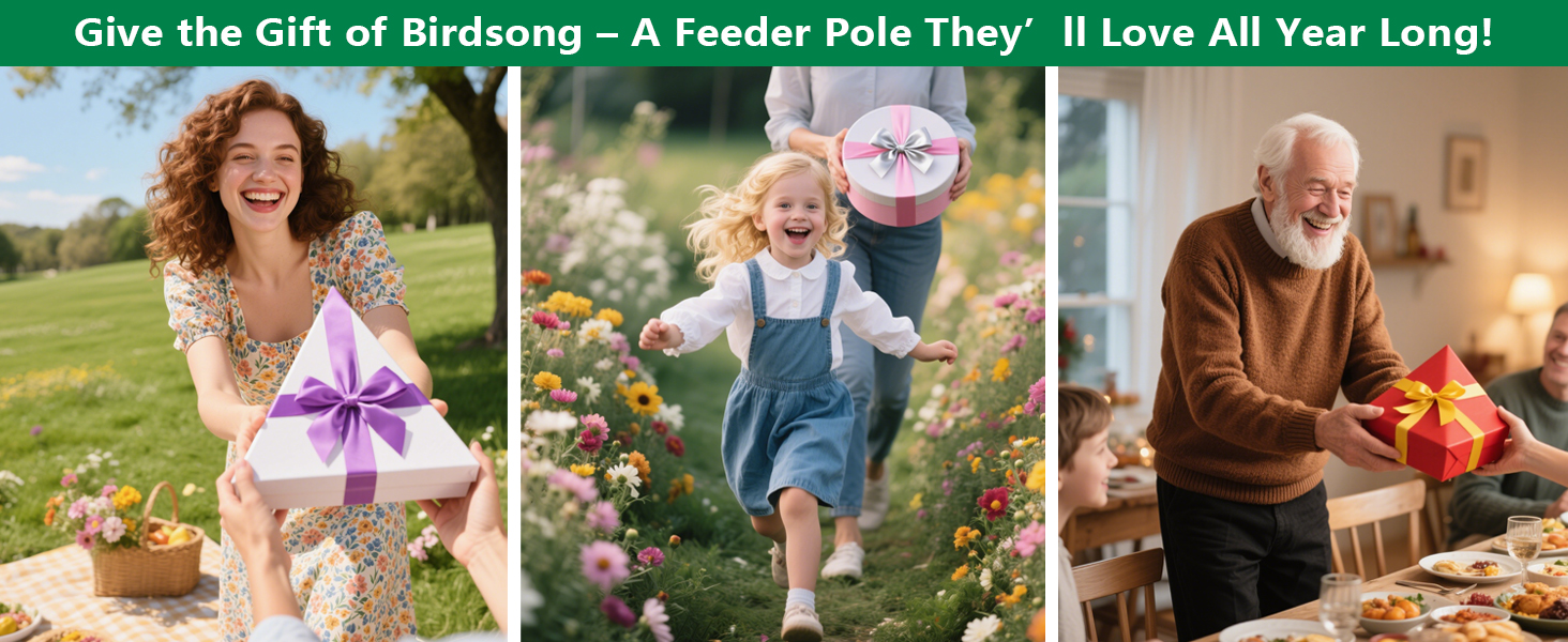 standing bird feeder pole