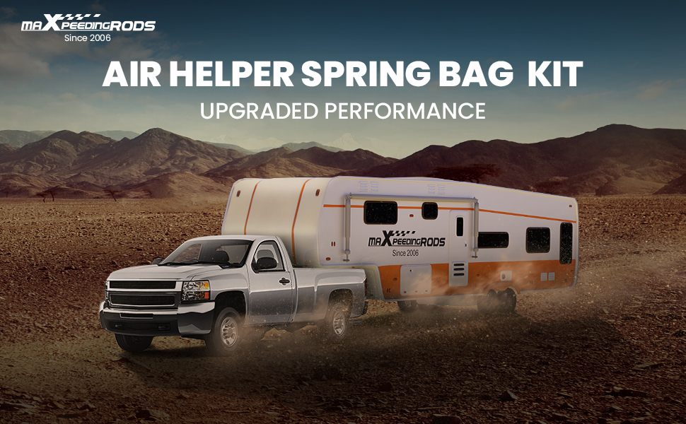 maXpeedingrods 5000 lbs Rear Air Suspension Bags Kit for