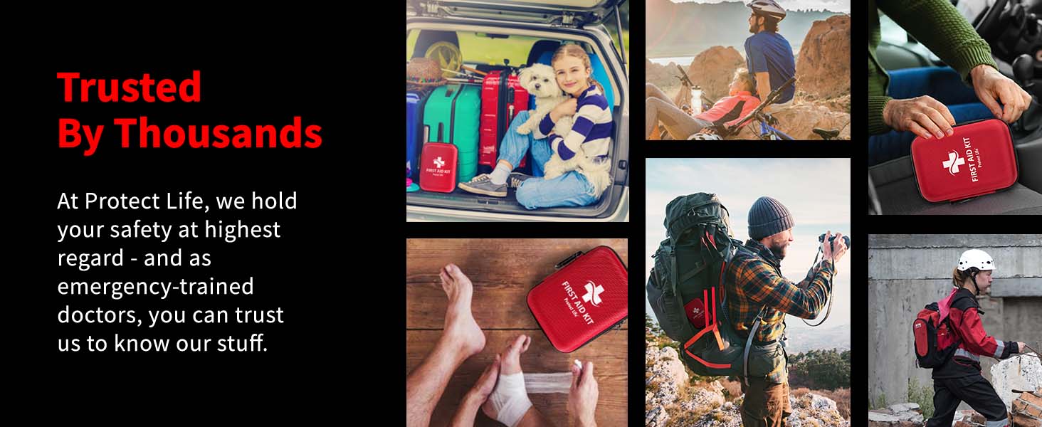 Protect Life First Aid Kit for Home/Businesses HSA/FSA