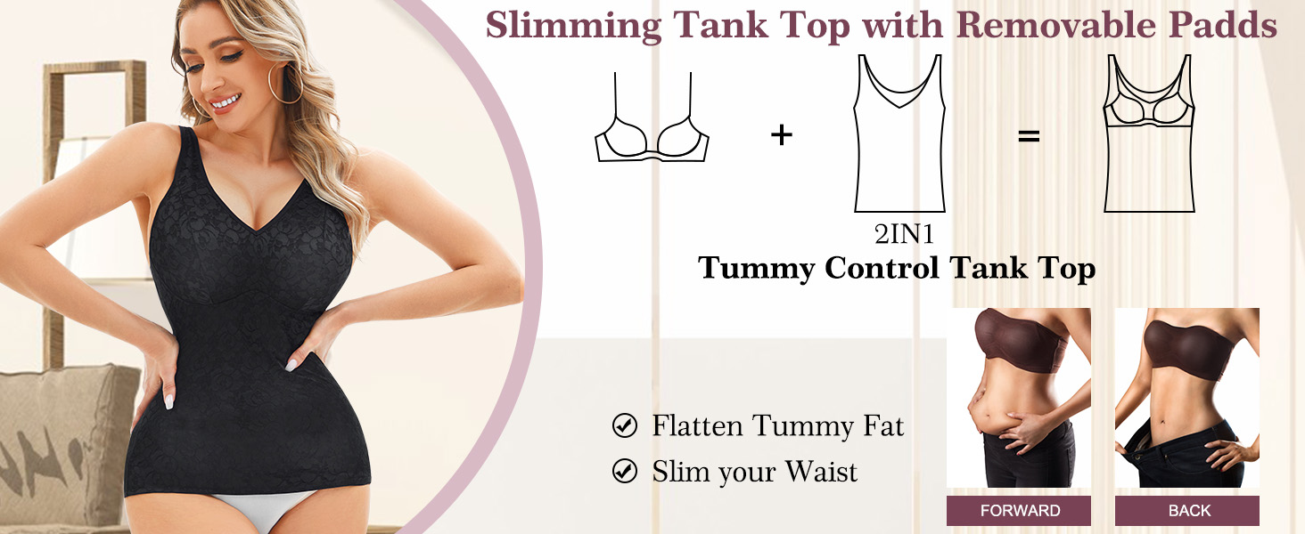 tummy control tank top