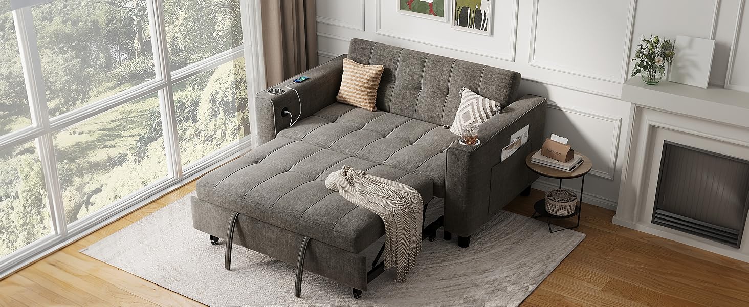 sofa couch with pull out bed