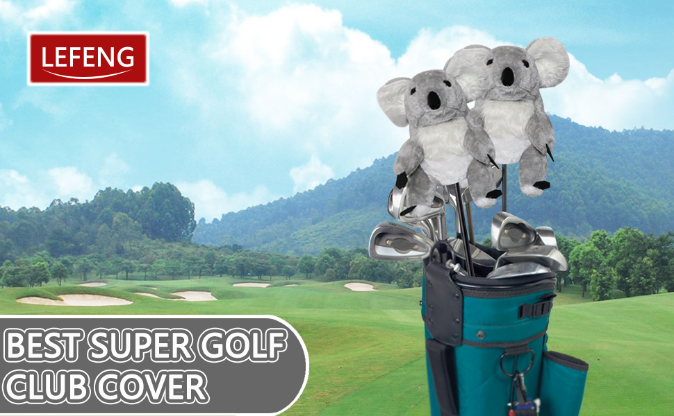 LeFeng Animal Golf Headcovers, Funny Golf Head Covers Collection for