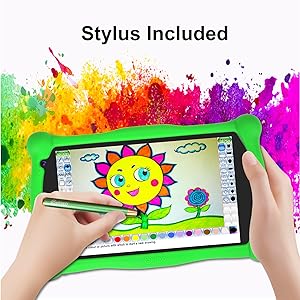 DELA DISCOUNT 1f384363-a11d-4aac-b325-0cb735ef8322.__CR0,0,1500,1500_PT0_SX300_V1___ Contixo Kids Tablet V10, 7-inch HD, ages 3-7, Toddler Tablet with Camera, Parental Control - Android 10, 16GB, WiFi, Learning Tablet for Children with Teacher's Approved Apps and Kid-Proof Case, Green  