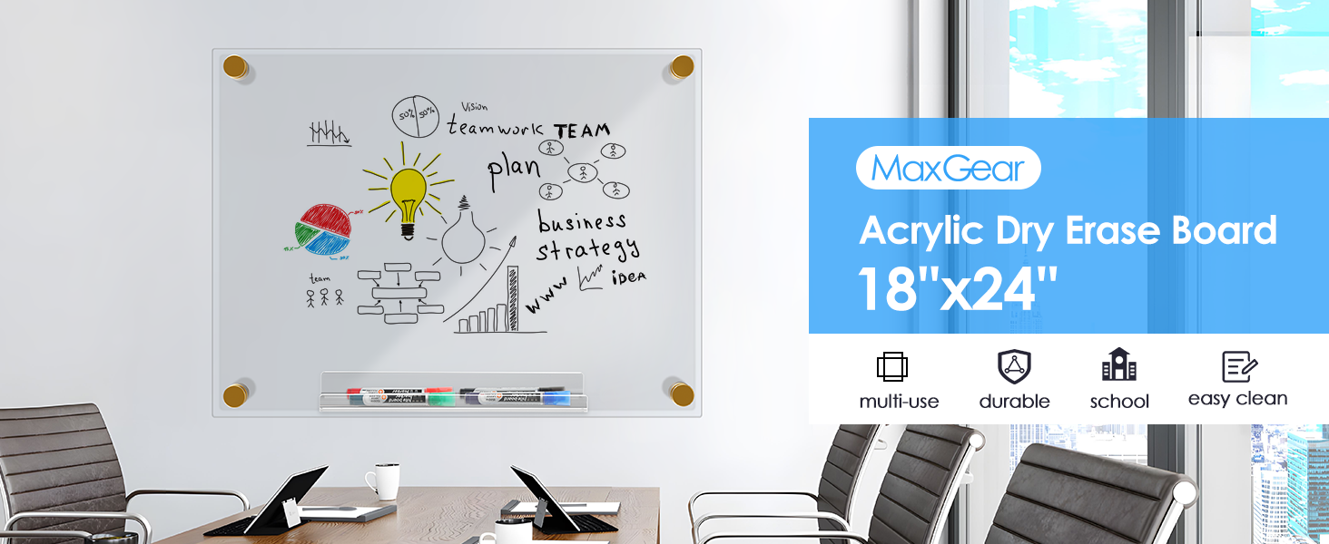 acrylic dry erase board